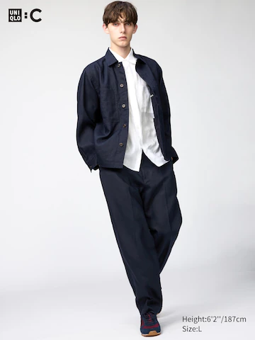 Широкие брюки из 100% премиального льна