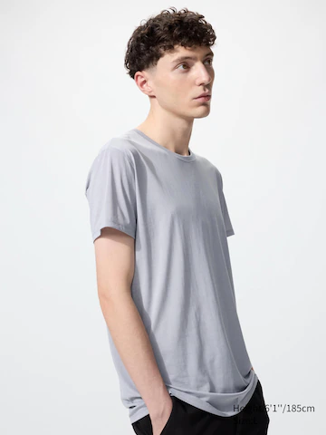 Футболка с округлым вырезом airism- Заказать в России