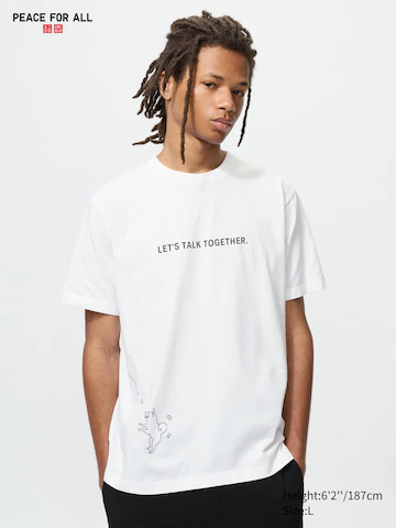 Футболка peace for all (хидеки курияма)