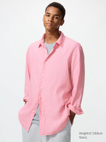 Рубашка из 100% премиального льна- Заказать в России