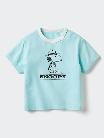 Футболка с графическим принтом peanuts airism cotton ut- Заказать в России