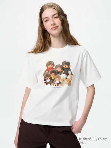 Футболка monchhichi ut с графическим принтом- Заказать в России