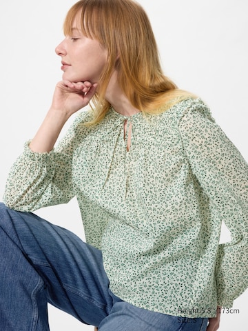 Блуза из легкого хлопка с оборками- Заказать в России