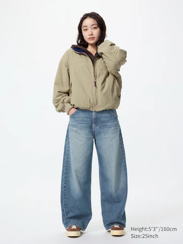 Джинсы baggy barrel leg (укороченные)- Заказать в России