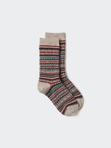 Носки heattech (fair isle)
