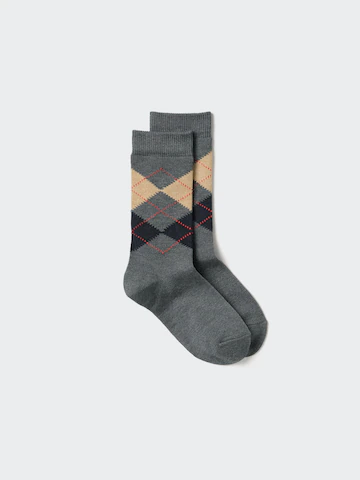 Носки heattech (аргайл) dark grey- Заказать в России