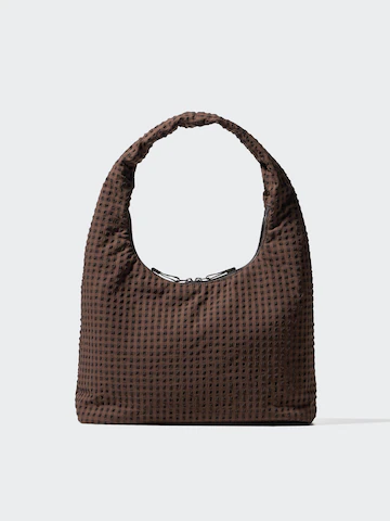 Uniqlo Сумка через плечо из сирсакера (гусиная клетка) купить с доставкой.