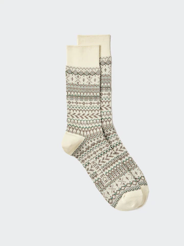Носки heattech (fair isle)
