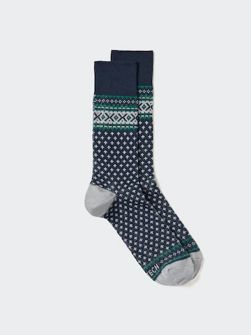 Носки heattech с узором fair isle