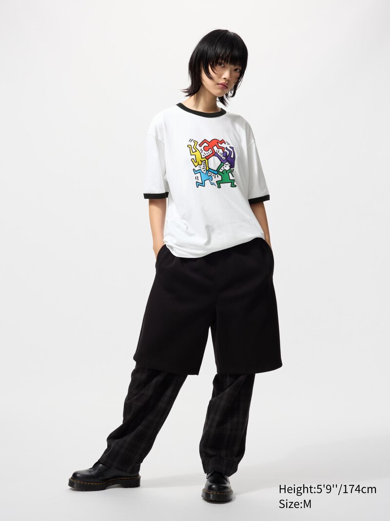 Футболка с графикой ny pop art ut (keith haring)