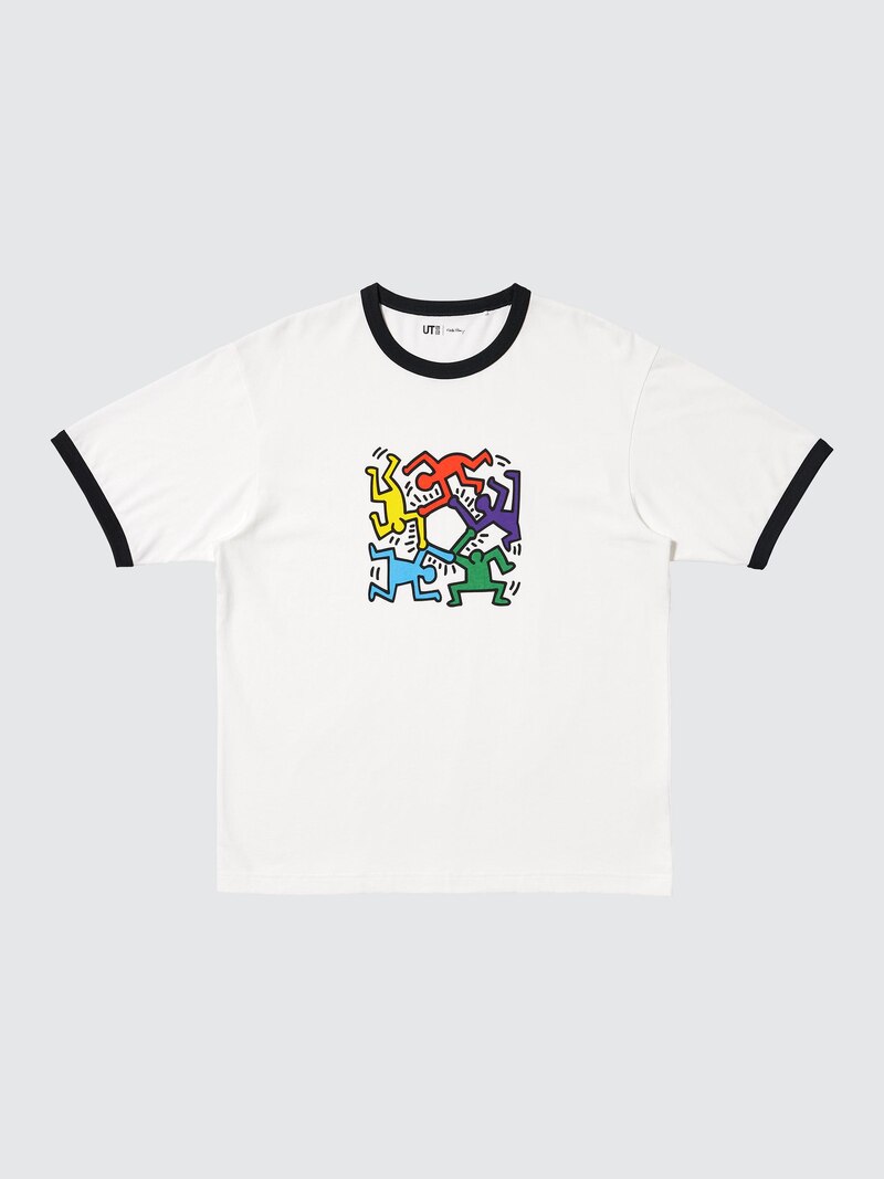 Футболка с графикой ny pop art ut (keith haring)