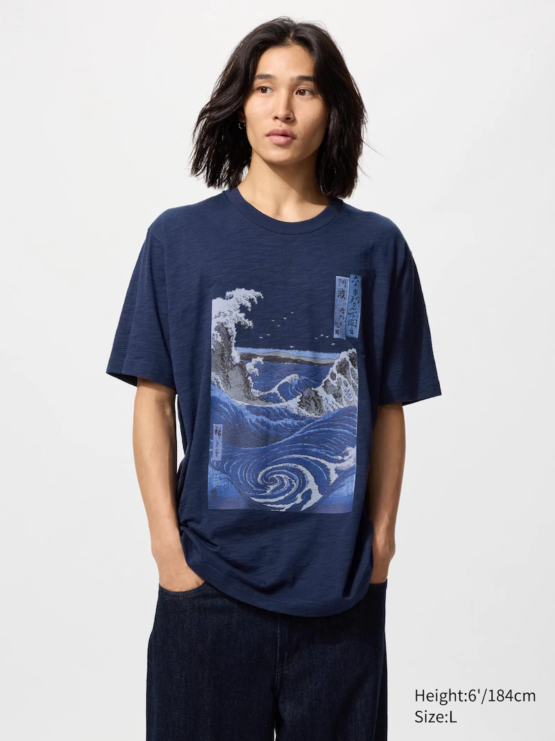 Футболка с графикой ukiyo-e