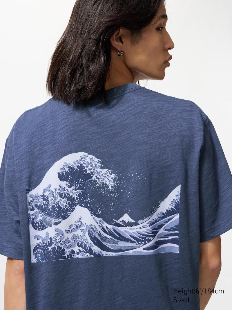 Футболка с графикой ukiyo-e