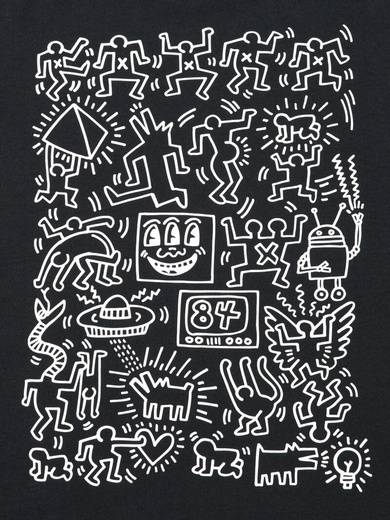 Футболка с графикой ny pop art (keith haring) ut