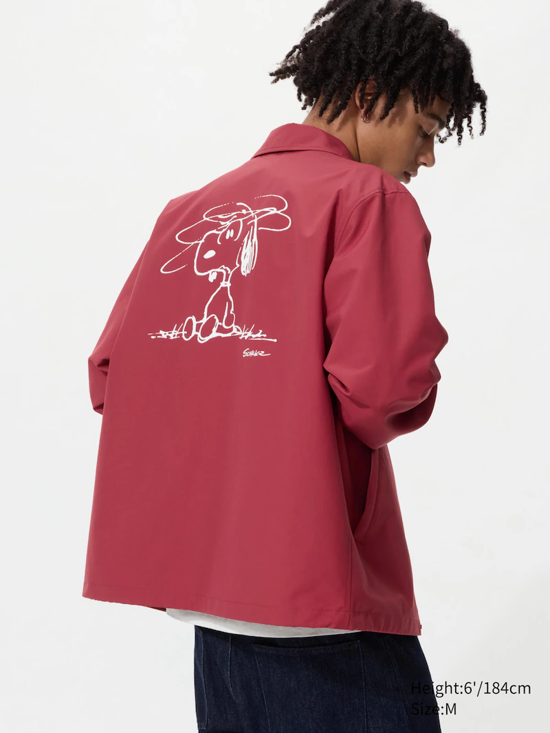 Куртка-ветровка с графическим принтом peanuts ut