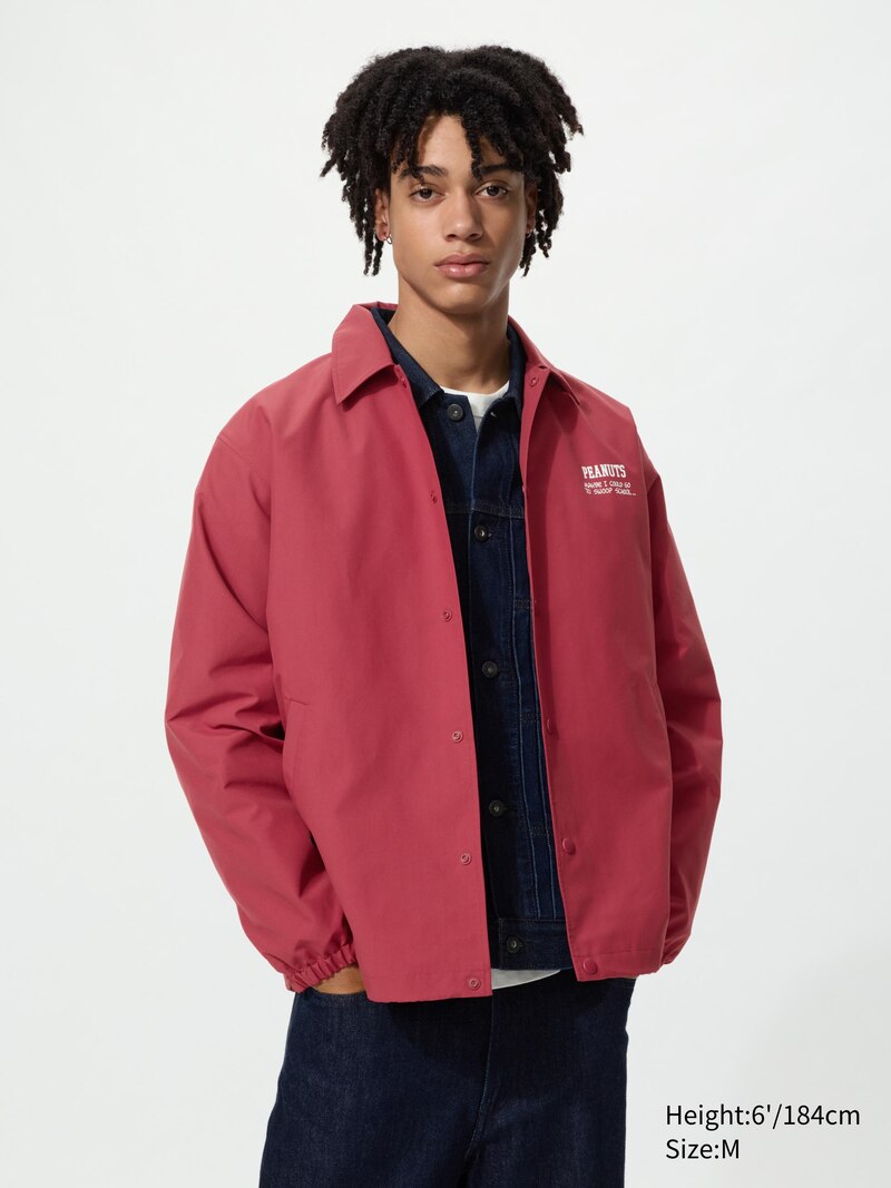 Куртка-ветровка с графическим принтом peanuts ut