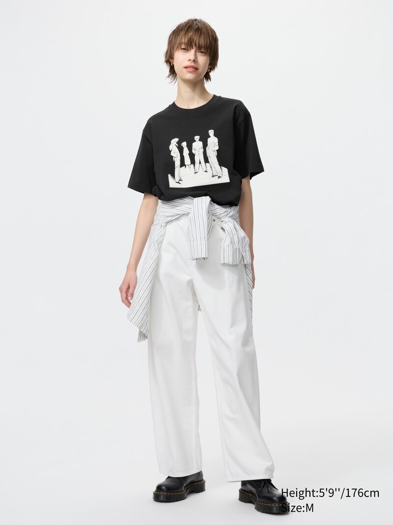 Футболка с графикой manga 100th ut