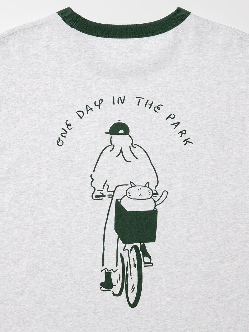 Футболка с графическим принтом yu nagaba