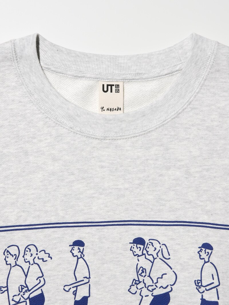 Свитшот с графическим принтом yu nagaba