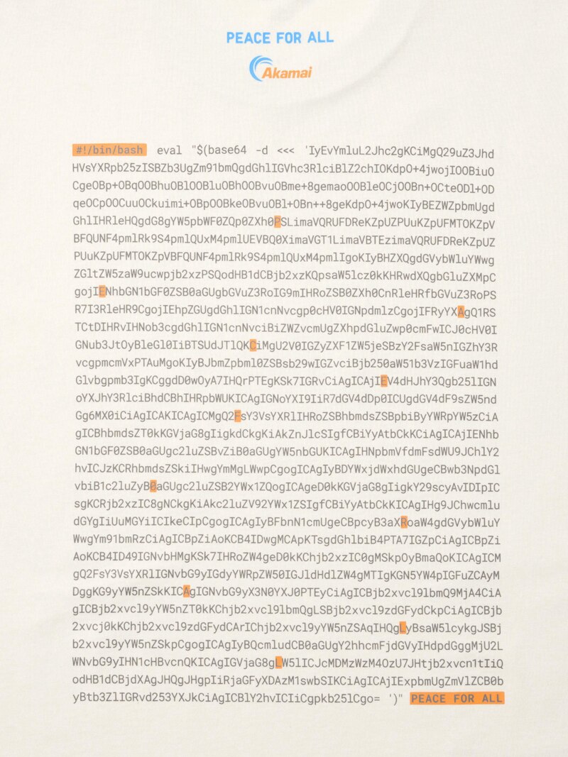 Футболка с графическим принтом peace for all (akamai)