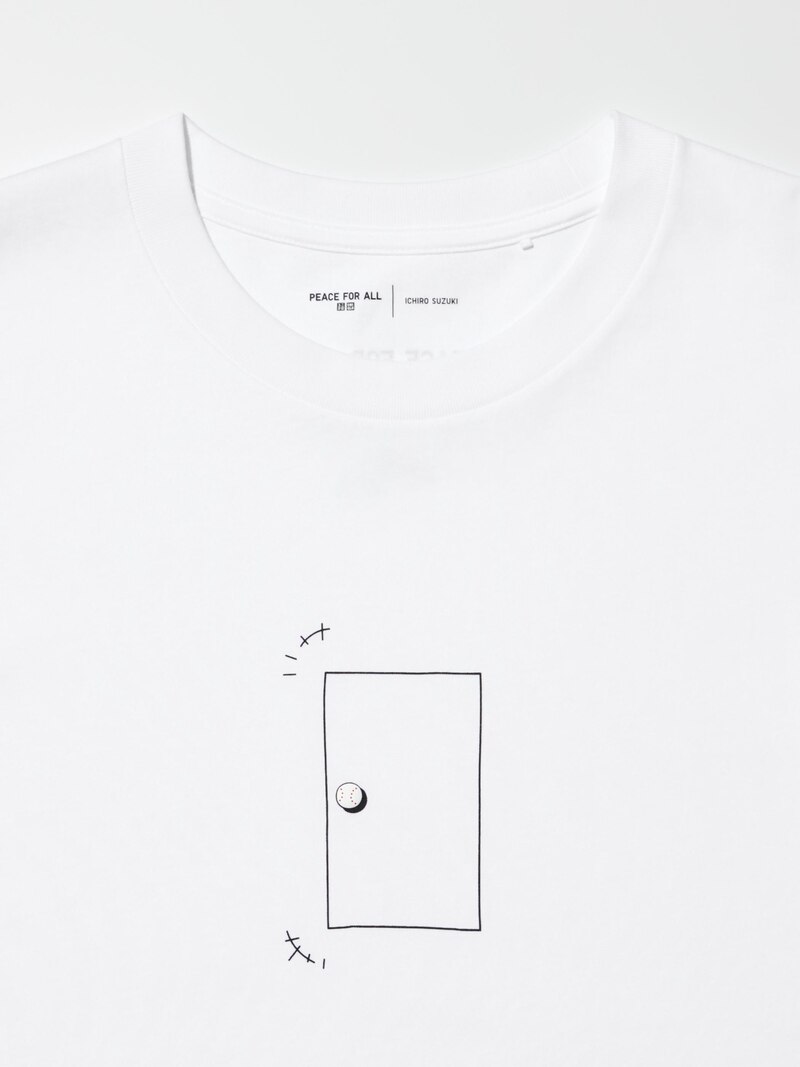 Графическая футболка peace for all (ичиро судзуки)
