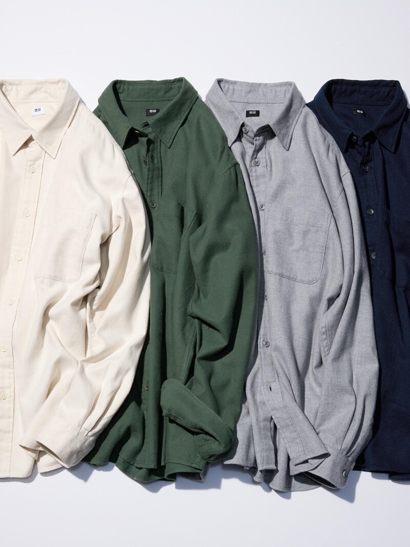 Фланелевая рубашка (с обычным воротником)