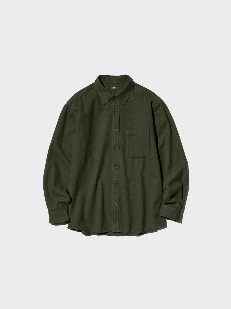 Рубашка из фланели (обычный воротник)