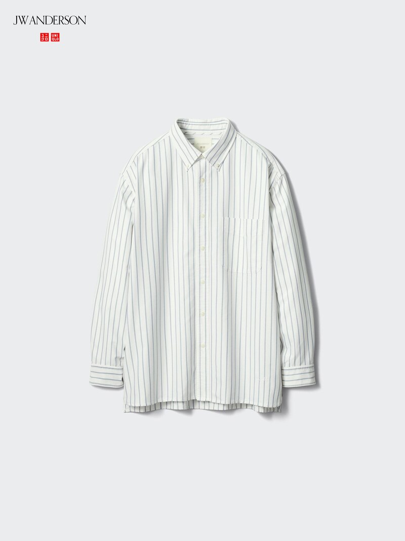 Рубашка oxford oversized (в полоску)