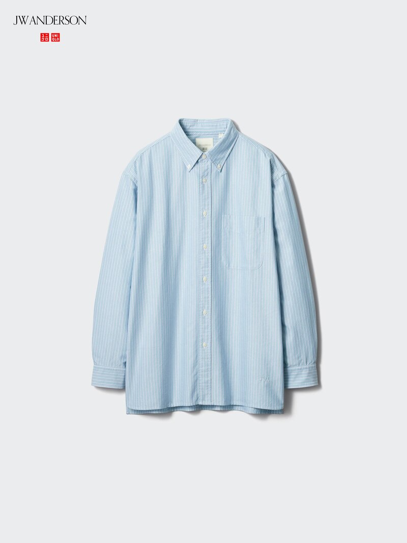 Рубашка oxford oversized (в полоску)