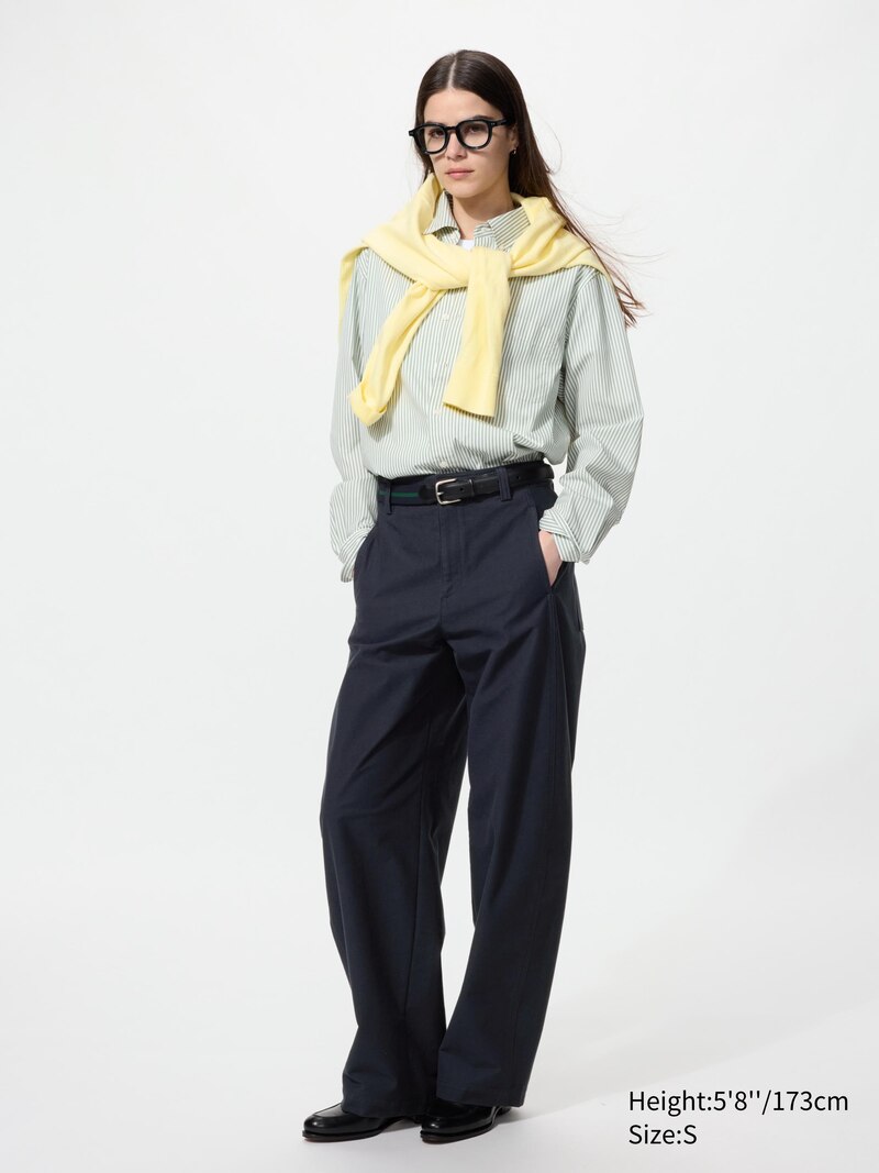 Рубашка broadcloth regular fit (с отложным воротником, полоска)