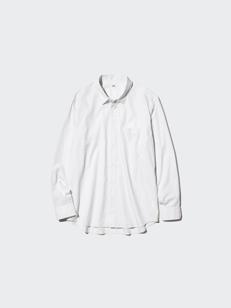 Рубашка из бордовой ткани с регулярным кроем (обычный воротник, полоска)