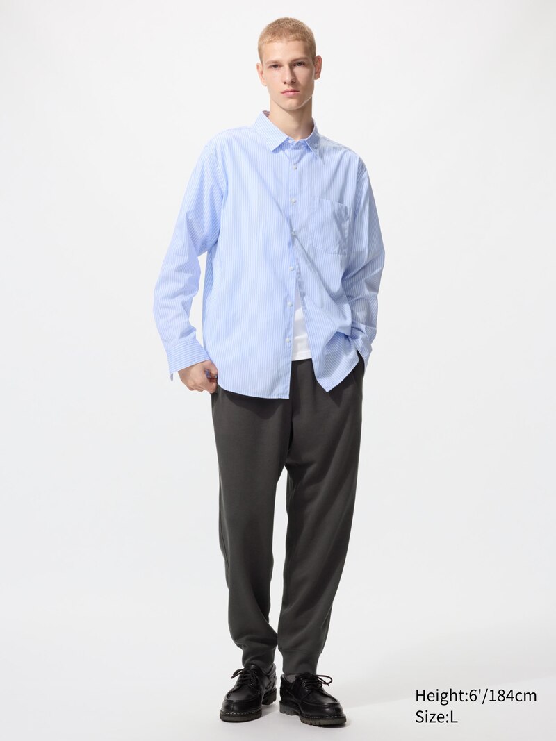 Рубашка из бордовой ткани с регулярным кроем (обычный воротник, полоска)