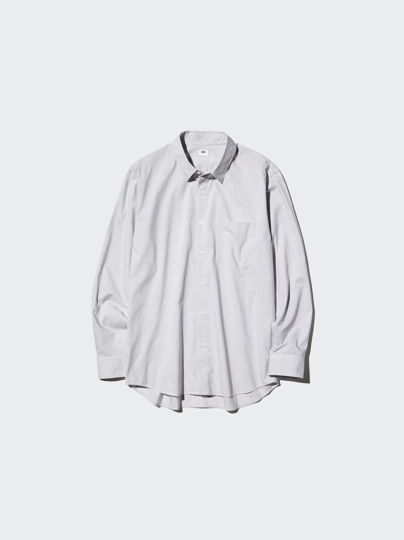 Рубашка из бордовой ткани с регулярным кроем (обычный воротник, клетка)