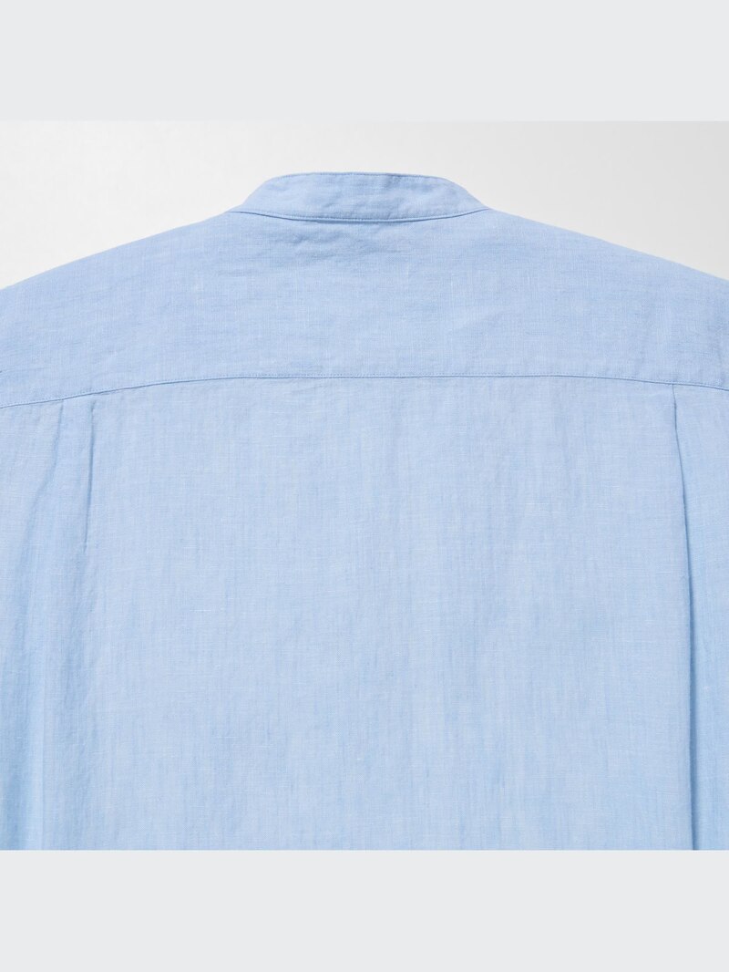 Рубашка из 100% премиального льна (с отложным воротником)