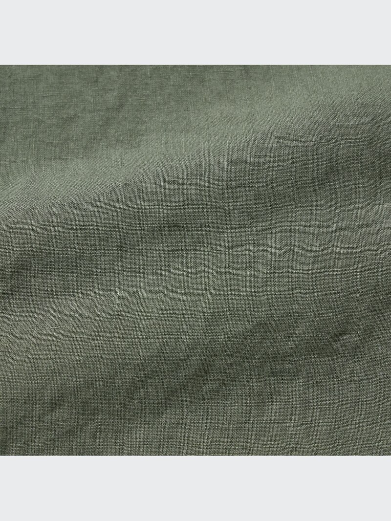 Рубашка из 100% премиального льна (с отложным воротником)