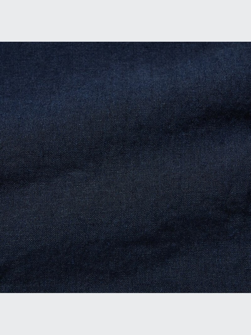 Рубашка из 100% премиального льна (с отложным воротником)