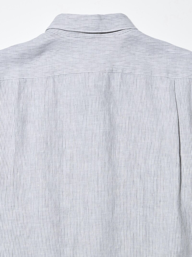 Рубашка из 100% премиального льна (в полоску)