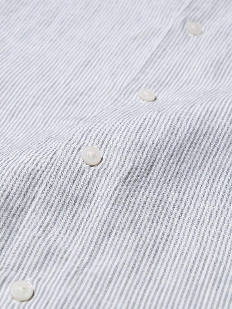 Рубашка из 100% премиального льна (в полоску)