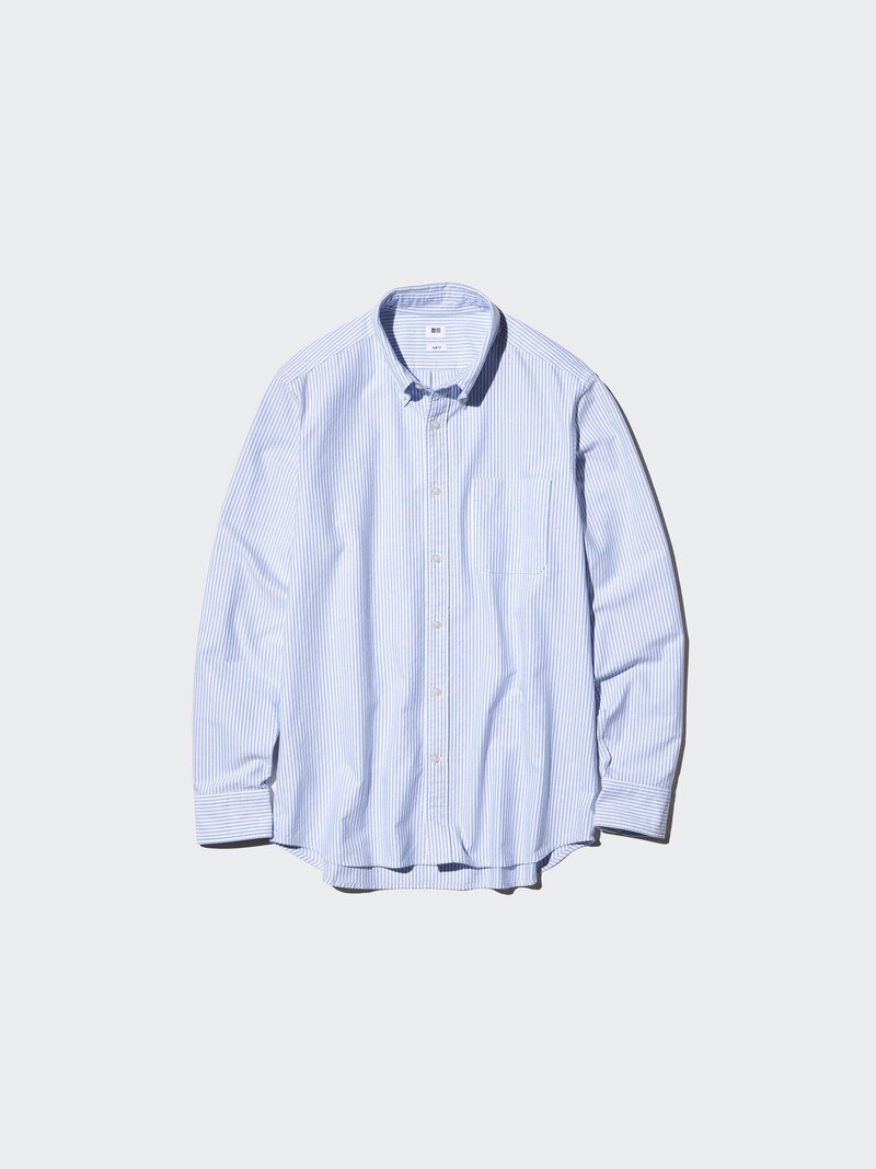Рубашка slim fit oxford shirt (в полоску)