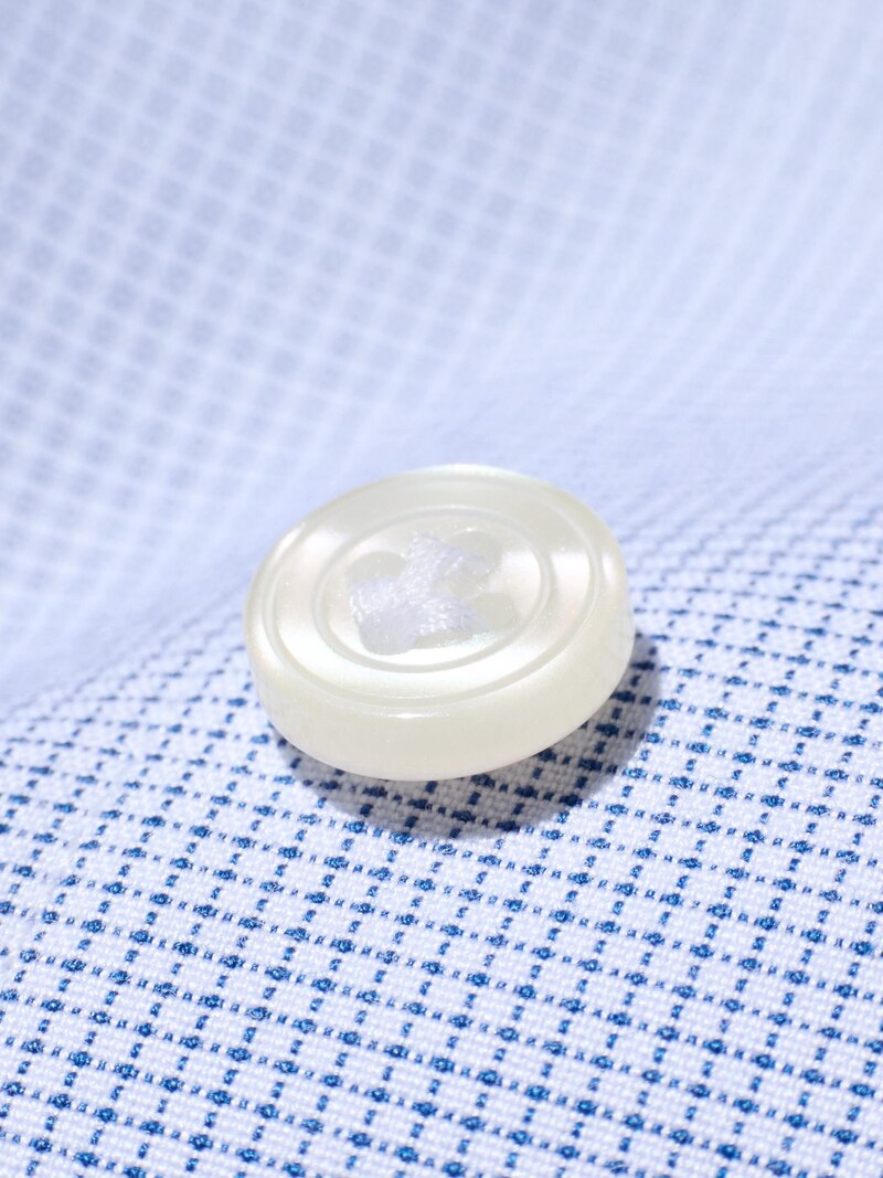 Мужская рубашка с рубашечным воротником, супер не мнется, slim fit (spread collar, check)