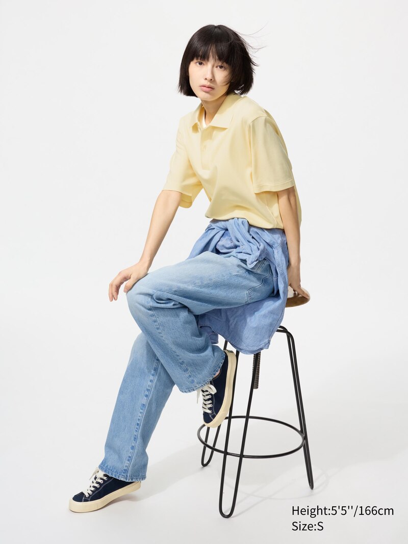 Поло из хлопка airism пике