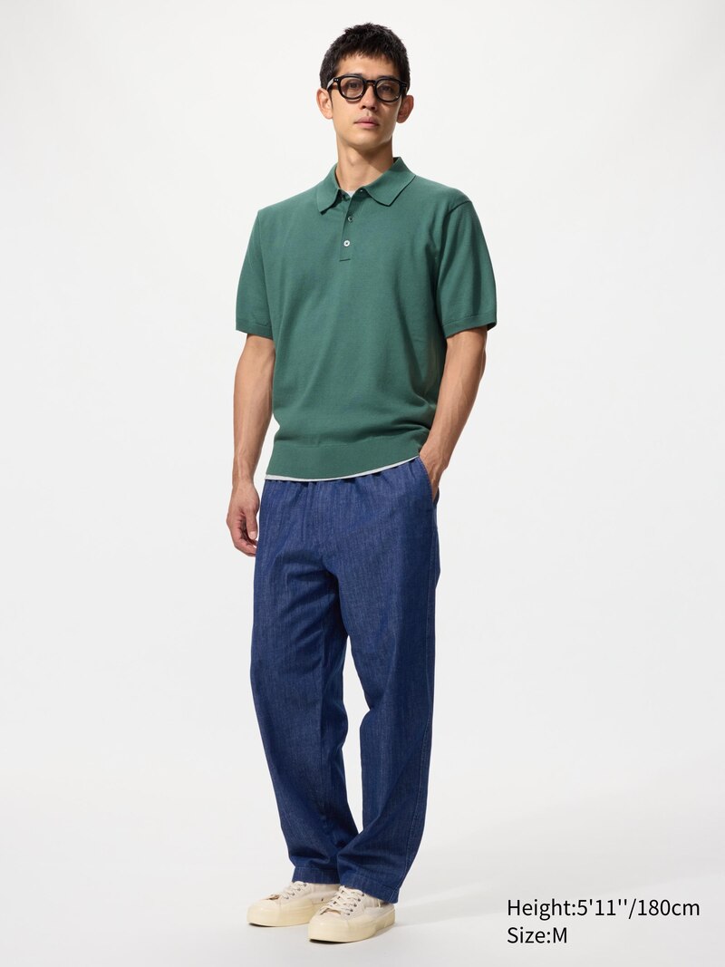 Поло-джемпер из стираемого трикотажа (короткий рукав)