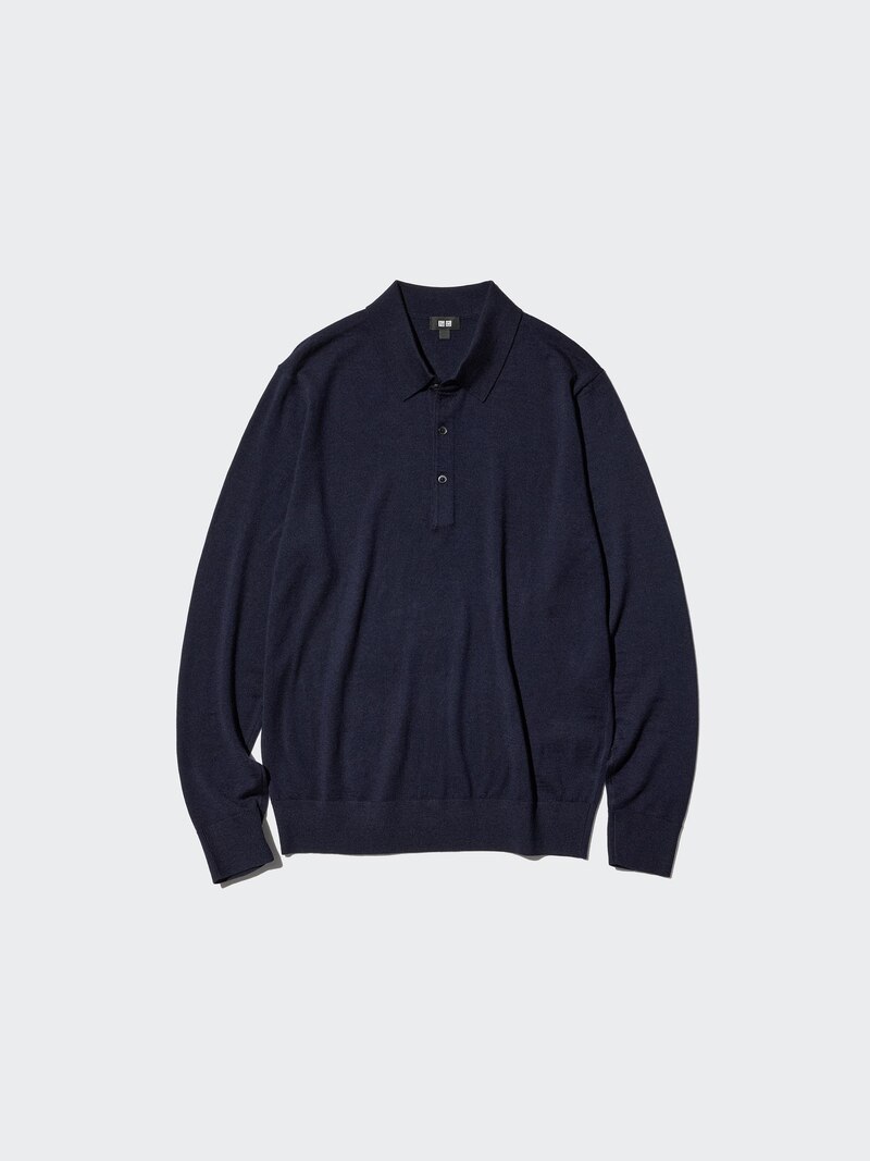 Поло из 100% мериносовой шерсти