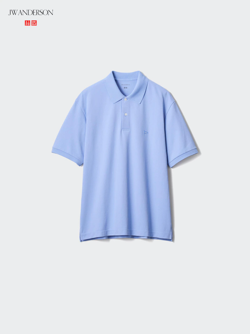 Поло из сухого пике (с узором)