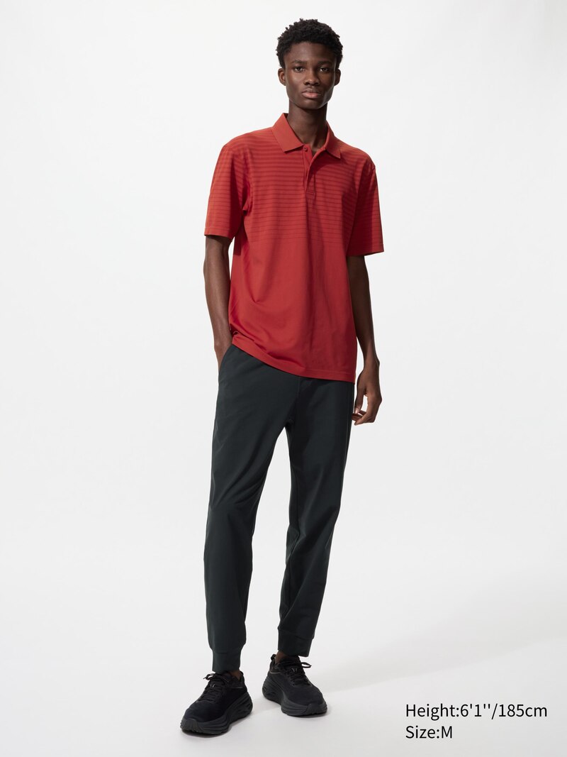 Поло из коллекции dry-ex (с узором)