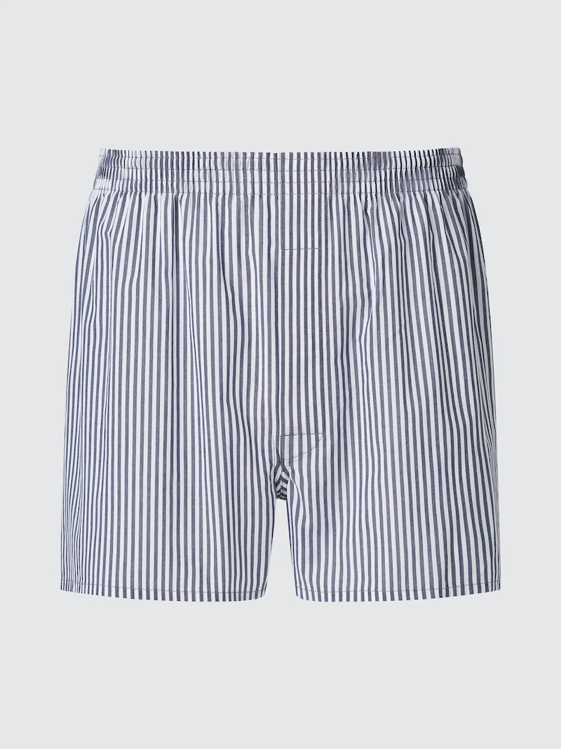 Шорты из ткаченой ткани (полоска)