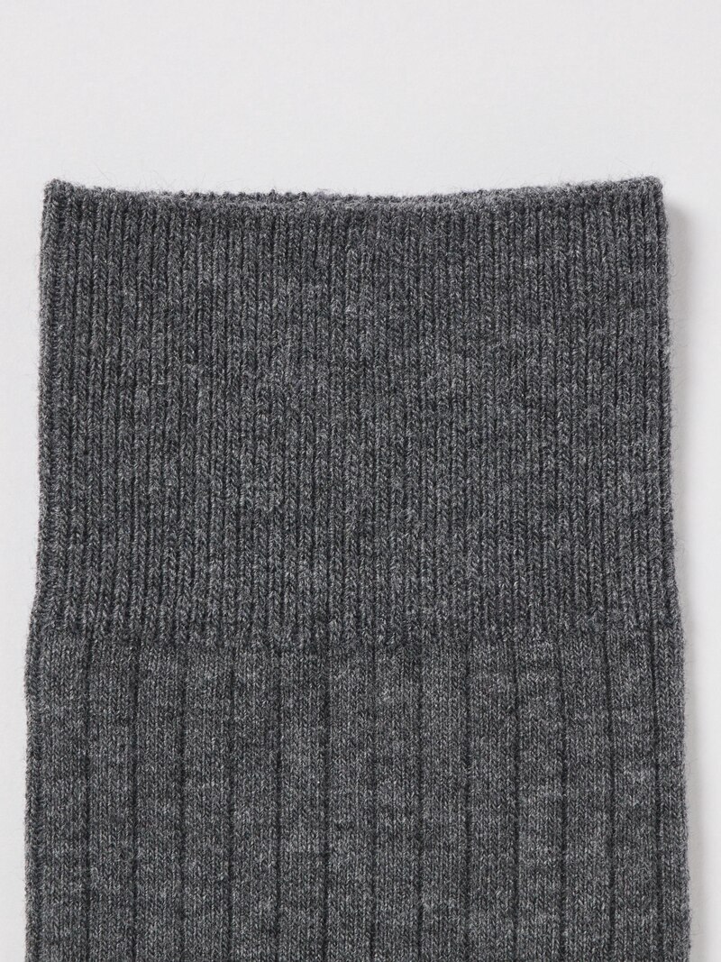 Носки heattech (широкий ребристый узор)