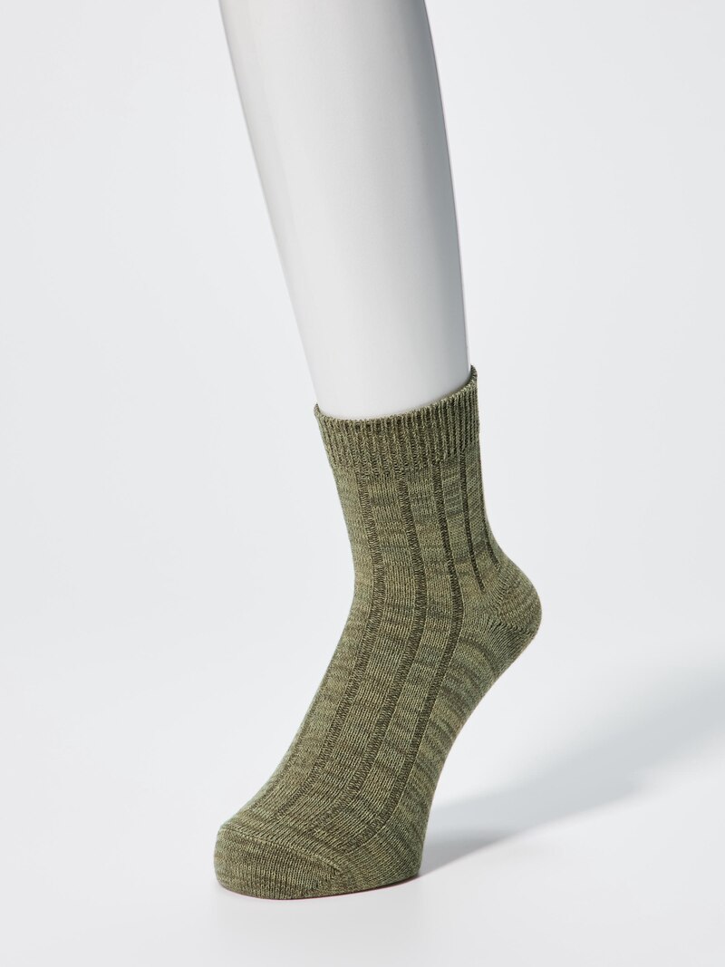 Носки-гольфы (меланжевые)