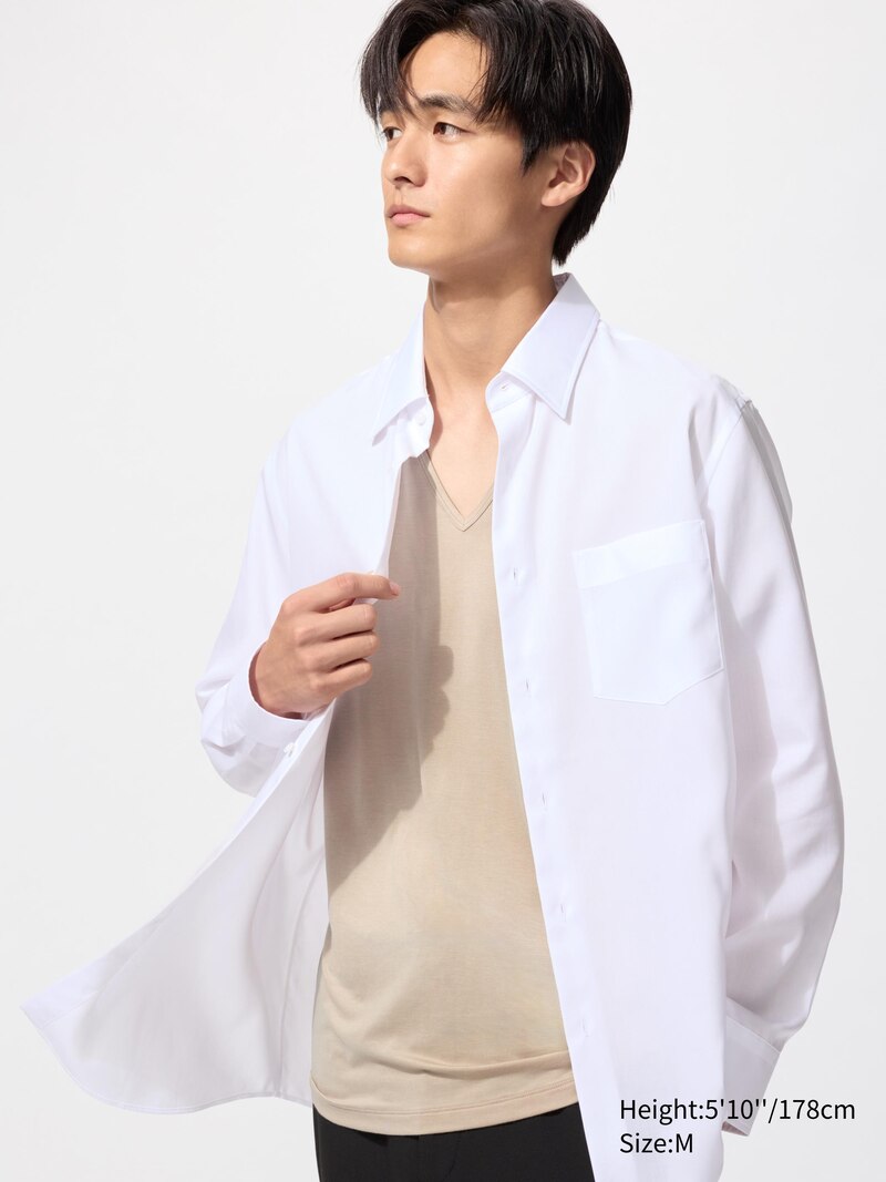 Футболка heattech с глубоким v-образным вырезом (короткий рукав)