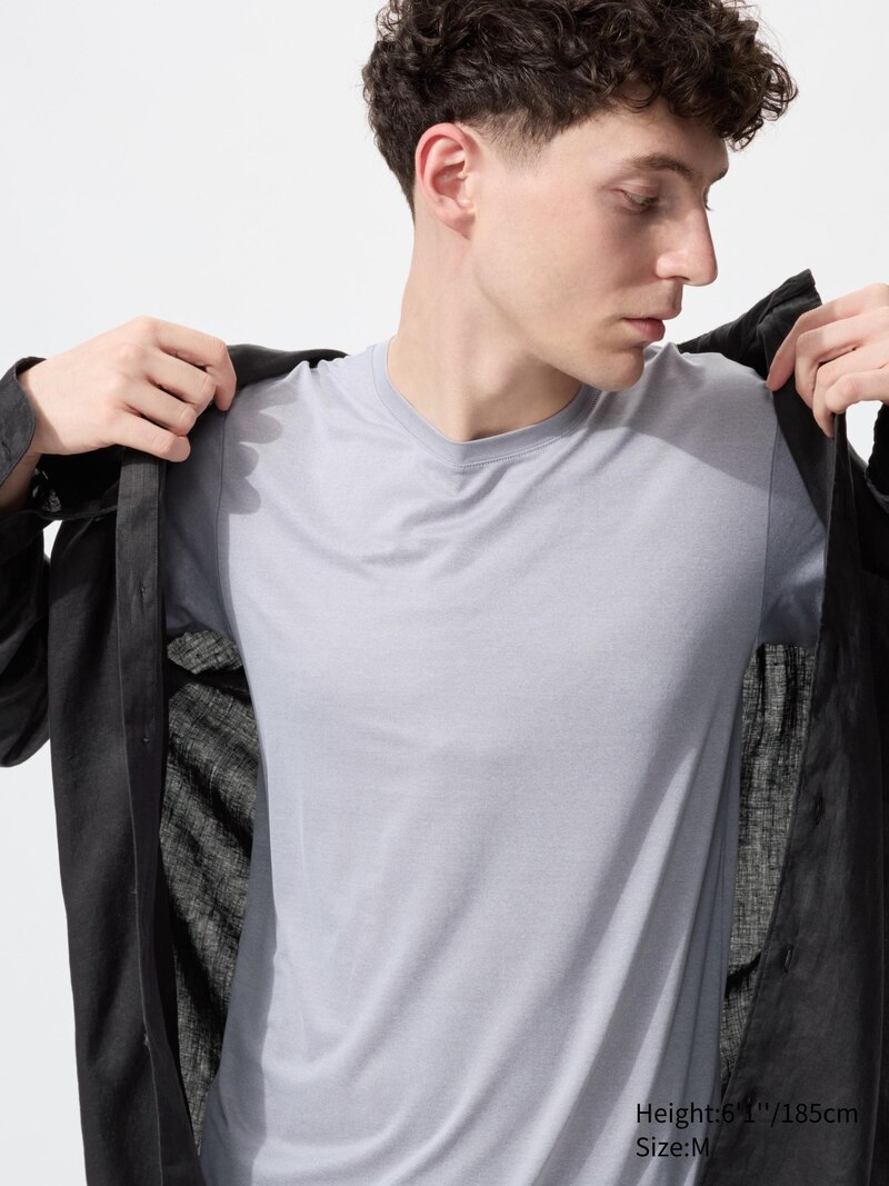 Футболка airism с круглым вырезом